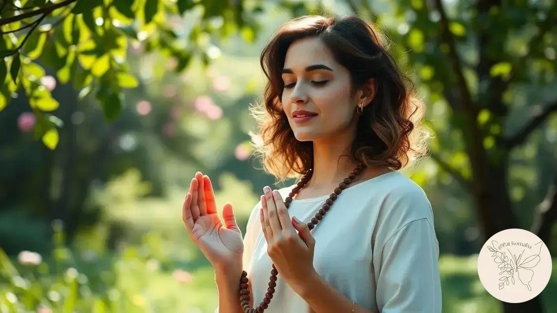 Meditação com japamala: um aliado diário contra o estresse Meditação com japamala: um aliado diário contra o estresse